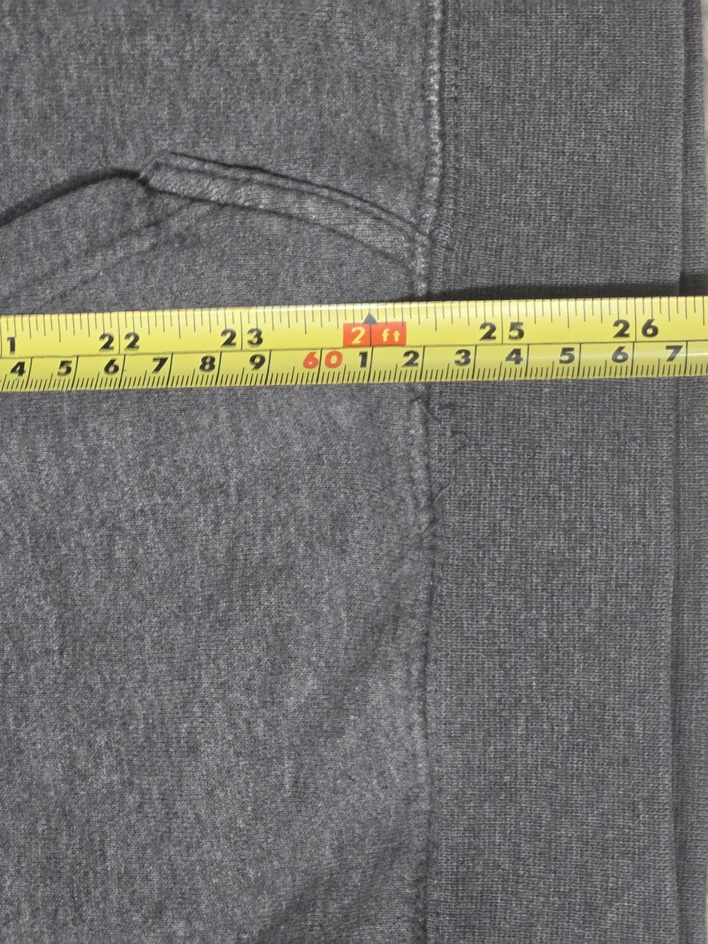 Nike Men's Gray Pullover Hoodie XL Solid Fleece Cotton Blend Logo Pockets *Read